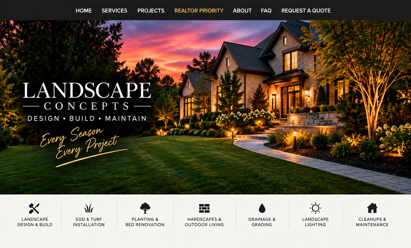 Landscape Concepts - Design Build Maintain